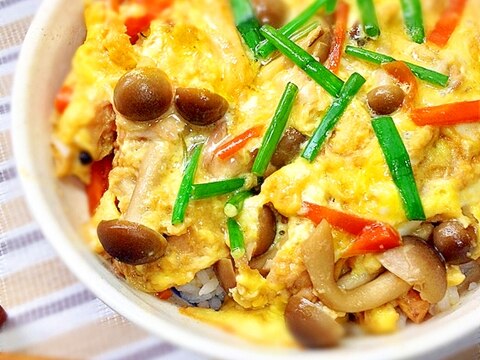 缶詰でちゃちゃっと和洋風♪ツナマヨちーず丼